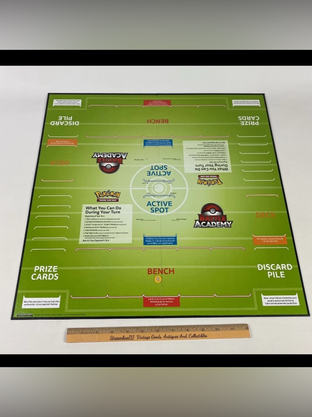 Pokémon Battle Academy Green Playmat